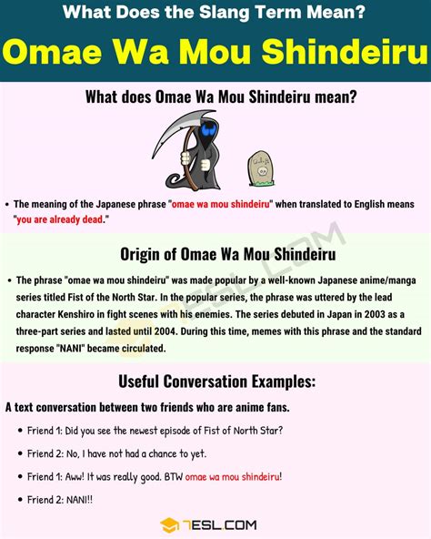 meme nani|Omae Wa Mou Shindeiru – Meaning, Origin, Usage .